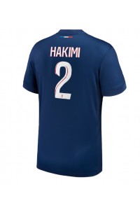 Paris Saint-Germain Achraf Hakimi #2 Fotballdrakt Hjemme Klær 2024-25 Korte ermer